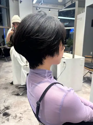 ショート カラー ヘアアレンジ マエダ アズミ🌱のヘアスタイル
