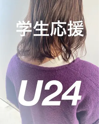 ミディアム 桑原 菜摘のヘアスタイル