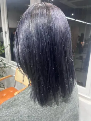 ミディアム カラー green登戸所属・🔹ハイトーン🔹 GINJIのヘアスタイル