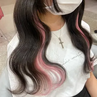 セミロング 新宿/韓国ヘア 中明度カラー/かやのヘアスタイル