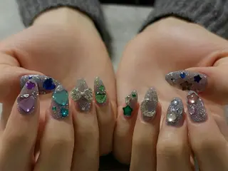 ネイル Protea きぬがわ らむのネイルデザイン