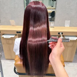 ロング カラー 須田 柚希のヘアスタイル