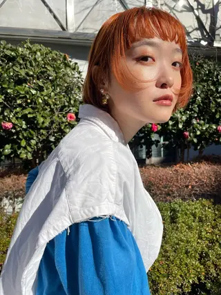 ショート カラー satsuki 暖色・ブラウンカラーのヘアスタイル