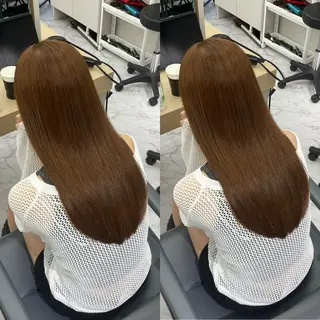 セミロング youres hair 新宿3丁目店所属・💎髪質改善✖︎ ハイトーン💎柴田のヘアスタイル