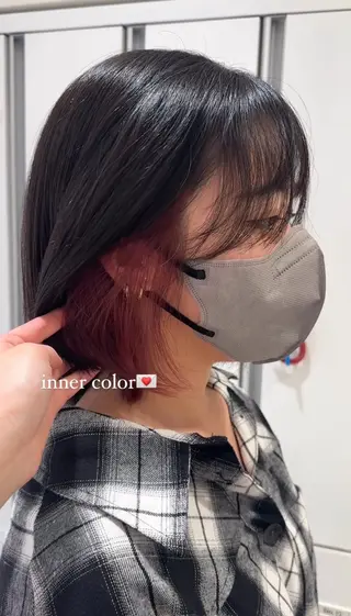 ミディアム カラー 🌷韓国風艶カラー Miku🌷のヘアスタイル