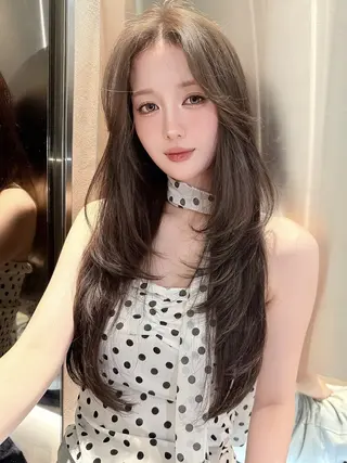 ロング カラー 韓国トレンドヘア こうすけのヘアスタイル