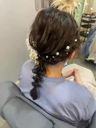 ヘアアレンジ hair  make echo所属・hair make echo滿木あい花のヘアスタイル