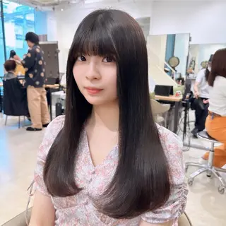 ロング カラー パーマ ヘアアレンジ FERiCIA. 表参道所属・レイヤーカット 🪄吉野翔悟のヘアスタイル