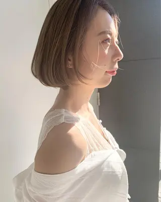 ミディアム カラー DiMPlE  ディンプル所属・🌸スタイリスト 山浦美恵のヘアスタイル