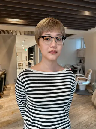 ショート カラー driP.　by HAVANA所属・パーマ / ボブ /ショート 谷口 陸のヘアスタイル