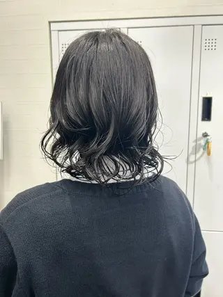 ミディアム パーマ Yui. ハイトーン/パーマ/のヘアスタイル