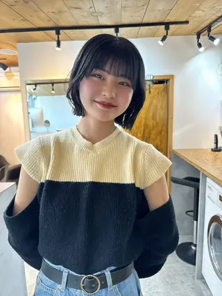 ショート カラー Rico / bob/グレージュのヘアスタイル