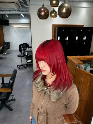 ロング JOS所属・上野ハイトーン/デ ザイン✂︎touiのヘアスタイル