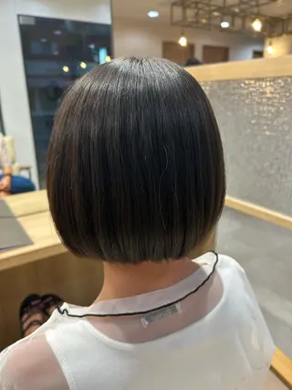 ショート 癖毛￤ボブ￤暖色 🍒竹下 茜🍒のヘアスタイル