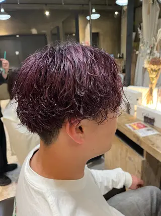 カラー 阿部 翔一郎/暖色系カラーのヘアスタイル