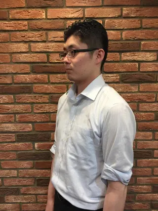 ショート 赤坂barber 古澤慶一郎【モテ髪】のヘアスタイル