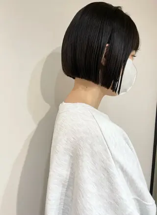 ショート カラー ボブ/ミニボブ/ 立河今日子のヘアスタイル