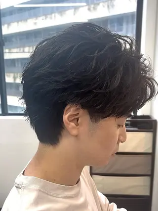 パーマ メンズ 伊藤 陸のヘアスタイル