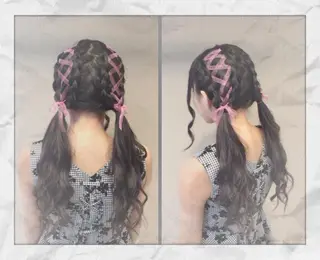 ロング ヘアアレンジ ヘアセット/着付け 𓇼 松本 夏美𓇼のヘアスタイル