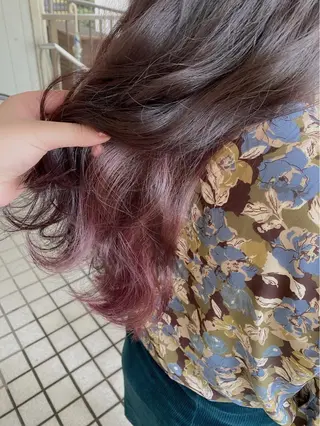 ロング カラー sio.nail&eyebrow salon shimokitazawa2号店所属・nailist mana𖤐´-のネイルデザイン