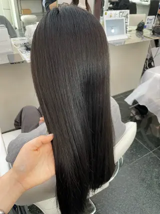 セミロング 艶髪韓国レイヤー 🇰🇷✨小清水✨のヘアスタイル