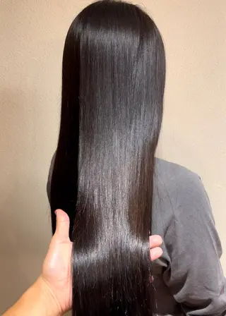 セミロング カラー 髪質改善カラー ケアブリーチ/タムのヘアスタイル