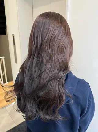 ロング カラー 辻しおり/似合わせ カット/暖色カラー栄のヘアスタイル