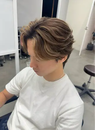 パーマ メンズ 加藤 拓海のヘアスタイル