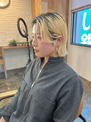ショート カラー 西原 大智のヘアスタイル