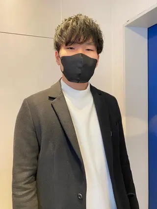 ショート メンズ おしゃれパーマ メンズ特化/みーまんのヘアスタイル