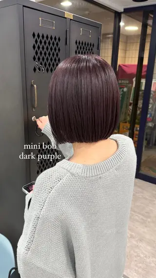 ショート カラー ミウラナツサ 🖤レイヤーカットのヘアスタイル