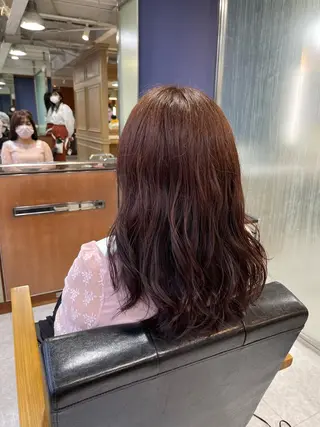 カラー vancouncil春日井所属・山岡 春のヘアスタイル