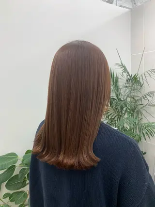 セミロング カラー 本格ヘッドスパ🌿 ×ヘア 佐藤のヘアスタイル