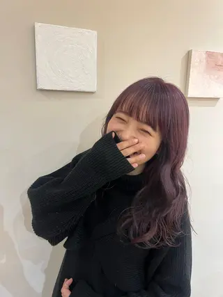 カラー 櫻井 莉子のヘアスタイル