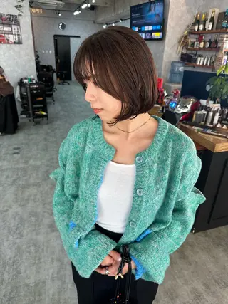 ショート C’LD hair  produce /シールドヘア所属・モテ髪/ボブ/ショー ト/アダチフウトのヘアスタイル