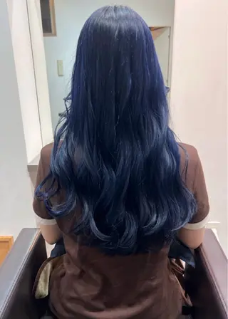 ロング デジタルパーマ/ 艶カラー/神野楓のヘアスタイル