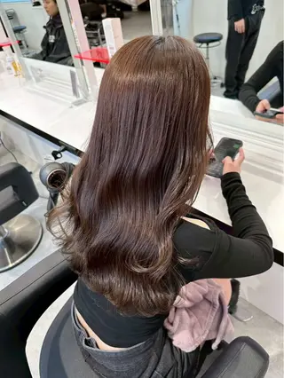 ロング ♡透明感ブラウン♡ sayaka🧸のヘアスタイル
