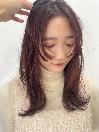 セミロング HIBIKI/原宿 ハッシュカット🪄のヘアスタイル