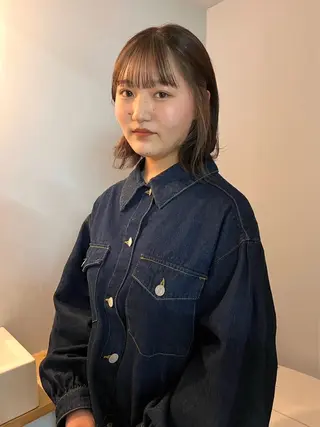 ショート カラー カットモデル/ ハイトーン/ゆうあのヘアスタイル