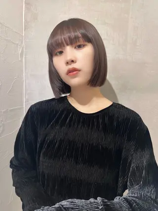 ショート 大宮/ボブ/縮毛矯正 大瀧菜月のヘアスタイル