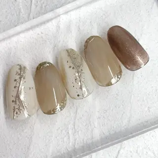 ミディアム Lety total beautyのネイルデザイン