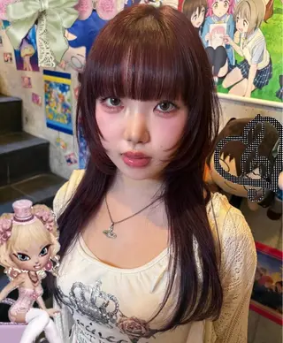 ロング 山本 侑茉のヘアスタイル