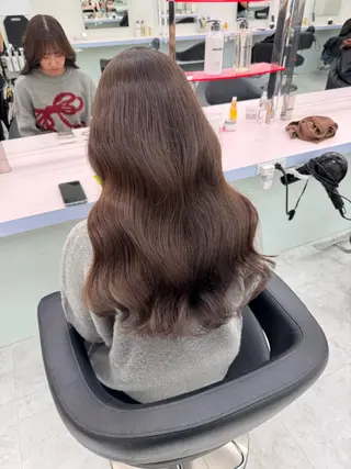 セミロング カラー ♡ブリーチカラー♡ Mirioのヘアスタイル