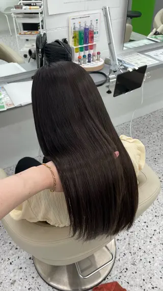 ロング カラー 野呂 一遥のヘアスタイル