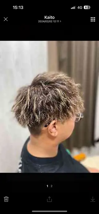 カラー メンズ や えのヘアスタイル
