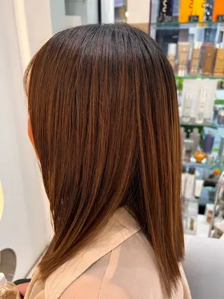 ミディアム カラー パーマ ヘアアレンジ メンズ 堀井 凌平のヘアスタイル