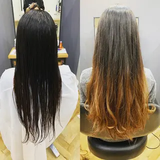 ロング 韓国ヘア/レイヤー 🇰🇷/艶髪/長橋のヘアスタイル