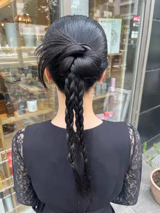 ロング ゆもとまひろ🫧 渋谷/メンズパーマのヘアスタイル