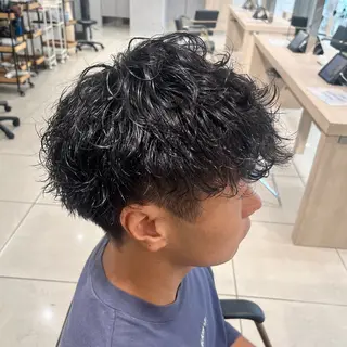 ショート パーマ 巖本 真希のヘアスタイル