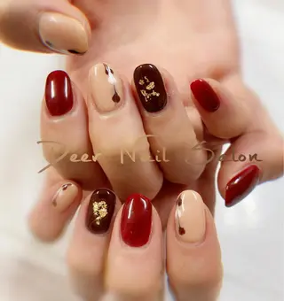 パーマ ネイル Peachy 🍑のネイルデザイン